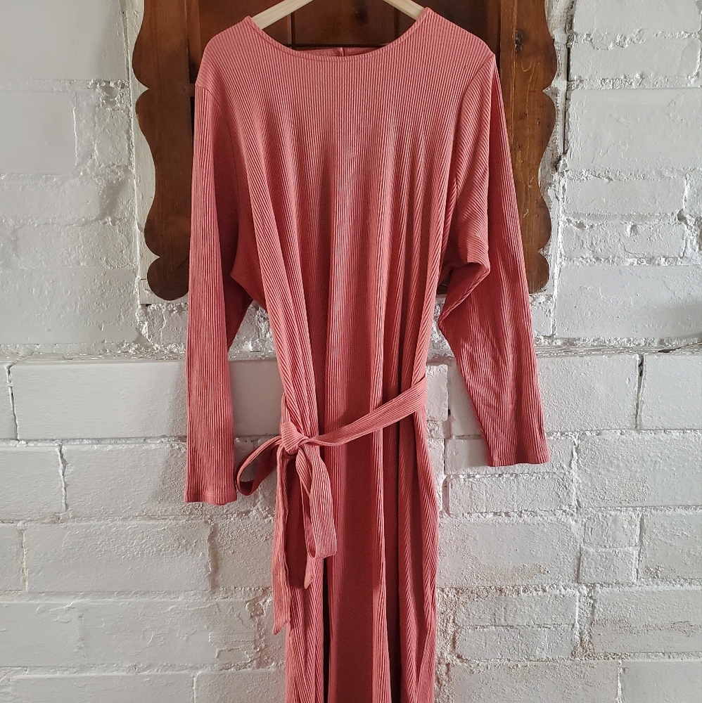 Ribbed Sweater Dress